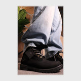 حذاء سيفتي رجالى جلد طبيعى بطانه الياف صناعيه نعل PVC اسود جميع المواسم من تيمبر هب - Timber-3