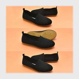 حذاء سنيكرز حريمى فوندي تريكو خيط مستورد ونعل PVC حقن اسود جميع المواسم من بري باندا - Tt220