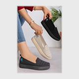 حذاء سنيكرز حريمى فوندي تريكو خيط مستورد ونعل PVC حقن الوان متعددة جميع المواسم من فيكتور - VPW45