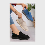 حذاء سنيكرز حريمى فوندي تريكو خيط مستورد ونعل PVC حقن الوان متعددة جميع المواسم من فيكتور - VPW57