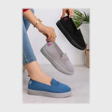 حذاء سنيكرز حريمى فوندي تريكو خيط مستورد ونعل PVC حقن الوان متعددة جميع المواسم من فيكتور - VPW60