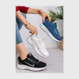 حذاء سنيكرز حريمى فوندي تريكو خيط مستورد ونعل PVC حقن الوان متعددة جميع المواسم من فيكتور - VRW27