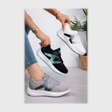 حذاء سنيكرز حريمى فوندي تريكو خيط مستورد ونعل PVC حقن الوان متعددة جميع المواسم من فيكتور - VRW50