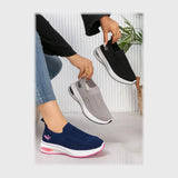 حذاء سنيكرز حريمى فوندي تريكو خيط مستورد ونعل PVC حقن الوان متعددة جميع المواسم من فيكتور - VSW163