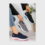 حذاء سنيكرز حريمى فوندي تريكو خيط مستورد ونعل PVC حقن الوان متعددة جميع المواسم من فيكتور - VSW169