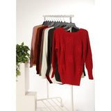 بلوفر أكمام طويلة حريمى تريكو، ألوان متعددة