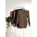 بلوفر أكمام طويلة حريمى تريكو، ألوان متعددة