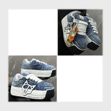 حذاء سنيكرز رجالى فوندي جلد اسكاى مستورد ونعل PVC حقن ألوان متعددة جميع المواسم من روما - WL-9