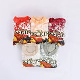 دفايه مطبوع قطعتين اولادي قطيفه الوان متعددة شتوي من دابليو اس اتش - WSH-100