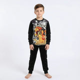 دفايه مطبوع قطعتين اولادي قطيفه الوان متعددة شتوي من دابليو اس اتش - WSH-100