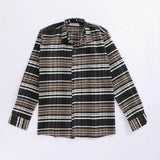 قميص كاروهات رجالي جوخ الوان متعددة شتوي من دابليو اس اتش - WSH-117