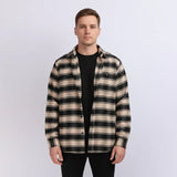 قميص كاروهات رجالي جوخ الوان متعددة شتوي من دابليو اس اتش - WSH-120