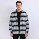 قميص كاروهات رجالي جوخ الوان متعددة شتوي من دابليو اس اتش - WSH-121