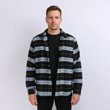 قميص كاروهات رجالي جوخ الوان متعددة شتوي من دابليو اس اتش - WSH-122