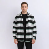 قميص كاروهات رجالي جوخ الوان متعددة شتوي من دابليو اس اتش - WSH-123