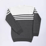 بلوفر مطبوع رجالي عجينه الوان متعددة شتوي من دابليو اس اتش - WSH-15