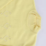 بلوفر مطبوع بخرز بناتي عجينه الوان متعددة شتوي من دابليو اس اتش - WSH-2