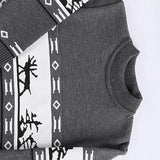 بلوفر مطبوع اولادي عجينه الوان متعددة شتوي من دابليو اس اتش - WSH-35