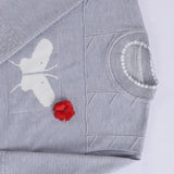 بلوفر مطبوع بناتي عجينه الوان متعددة شتوي من دابليو اس اتش - WSH-6