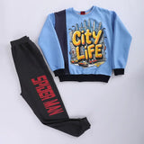 ترنج مطبوع قطعتين اولادي ميلتون الوان متعددة من دابليو اس اتش - WSH-76