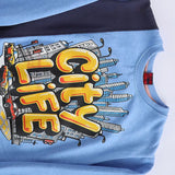 ترنج مطبوع قطعتين اولادي ميلتون الوان متعددة من دابليو اس اتش - WSH-76