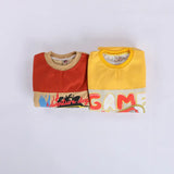 ترنج مطبوع قطعتين اولادي ميلتون الوان متعددة من دابليو اس اتش - WSH-76