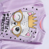 ترنج مطبوع قطعتين بناتي ميلتون الوان متعددة من دابليو اس اتش - WSH-80