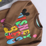 ترنج مطبوع قطعتين اولادي ميلتون الوان متعددة من دابليو اس اتش - WSH-85