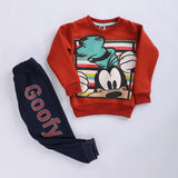 ترنج مطبوع قطعتين اولادي ميلتون الوان متعددة من دابليو اس اتش - WSH-87