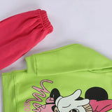 ترنج مطبوع قطعتين بناتي ميلتون الوان متعددة من دابليو اس اتش - WSH-93