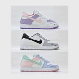 حذاء سنيكرز حريمى فوندي جلد إسكاي مستورد ونعل PVC حقن الوان متعددة جميع المواسم من الشماع 2024-X-63