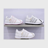 حذاء سنيكرز حريمى فوندي جلد إسكاي مستورد ونعل PVC حقن الوان متعدده جميع المواسم من كيو ار - XB2