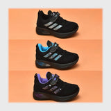 حذاء سنيكرز اطفالى فوندي تريكو خيط مستورد ونعل PVC حقن الوان متعددة جميع المواسم من بري باندا - XH32