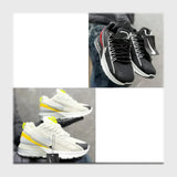 حذاء سنيكرز رجالى فوندي جلد اسكاى مستورد ونعل PVC حقن ألوان متعددة جميع المواسم من روما - YS-4