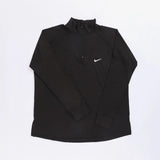 سويتشيرت نص سوسته مطبوع رياضي حريمى ستريتش لاميه اسود شتوي من يوجا - Yoga-1