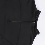 سويتشيرت نص سوسته مطبوع رياضي حريمى ستريتش لاميه اسود شتوي من يوجا - Yoga-4