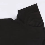 تيشيرت نص كم رياضي حريمى ستريتش لاميه اسود شتوي من يوجا - Yoga-8