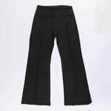 بنطلون وايد ليج رياضي حريمى ستريتش لاميه اسود شتوي من يوجا - Yoga-9