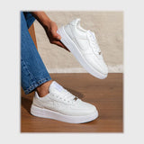 حذاء سنيكرز رجالي فوندي جلد إسكاي مستورد ونعل PVC حقن الوان متعددة جميع المواسم من إس آند كيه يويو ميكس - z-1139air