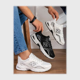 حذاء سنيكرز رجالى فوندي جلد إسكاي مستورد ونعل PVC حقن الوان متعددة جميع المواسم من اس اند كيه - Z-1178NBS