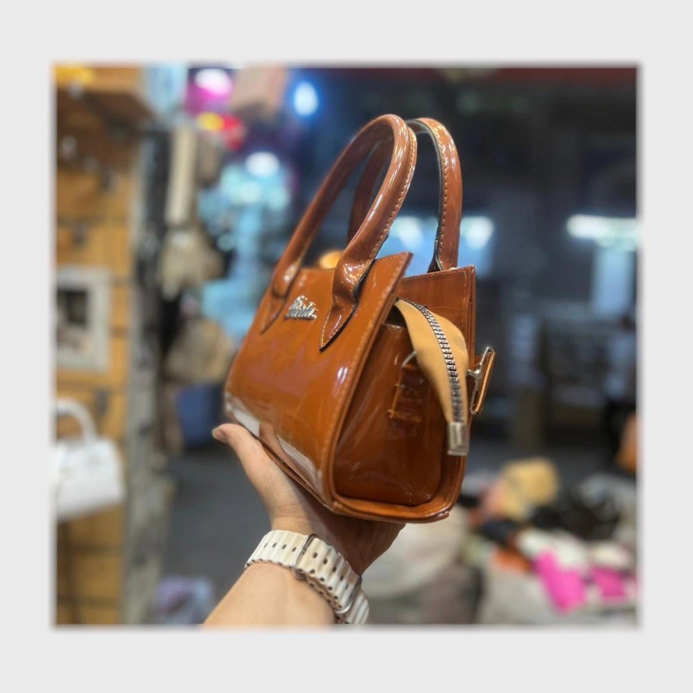شنطة يد حريمى لماع الوان متعددة جميع المواسم من الاستاذ - Z-6