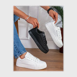 حذاء سنيكرز رجالى فوندي جلد إسكاي مستورد ونعل PVC حقن الوان متعددة جميع المواسم من اس اند كيه يويو ميكس - Z-7023