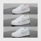 حذاء سنيكرز حريمى فوندي جلد إسكاي مستورد ونعل PVC حقن الوان متعددة جميع المواسم من نيو لوك - Z25648