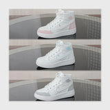 حذاء سنيكرز حريمى فوندي جلد إسكاي مستورد ونعل PVC حقن الوان متعددة جميع المواسم من نيو لوك - Z25698