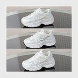 حذاء سنيكرز حريمى فوندي جلد إسكاي مستورد ونعل PVC حقن الوان متعددة جميع المواسم من نيو لوك - Z25814