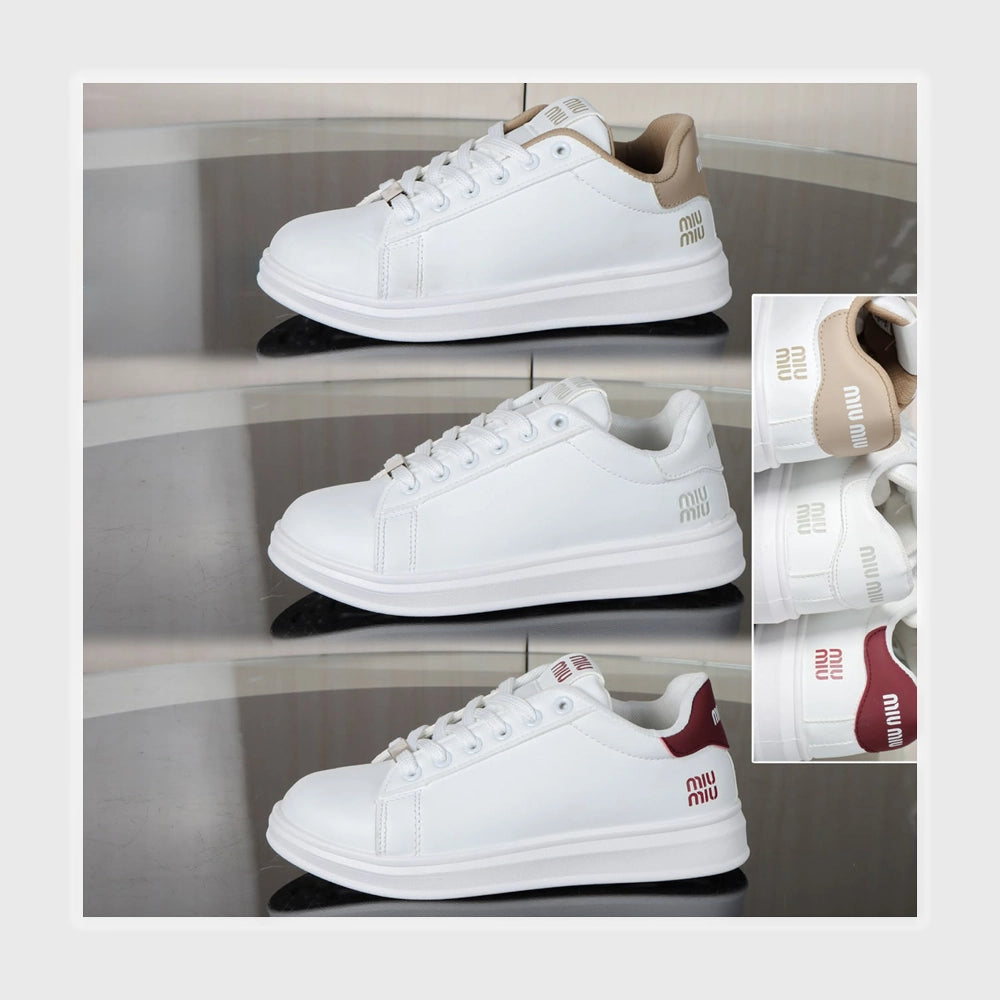 حذاء سنيكرز حريمى فوندي جلد إسكاي مستورد ونعل PVC حقن الوان متعددة جميع المواسم من نيولوك - Z26133