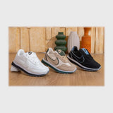 حذاء سنيكرز بناتى فوندي جلد إسكاي مستورد ونعل PVC حقن الوان متعددة جميع المواسم من بيكو - a-17031