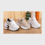 حذاء سنيكرز بناتى فوندي جلد إسكاي مستورد ونعل PVC حقن الوان متعددة جميع المواسم من بيكو - a-251