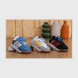 حذاء سنيكرز اطفالى فوندي جلد إسكاي مستورد ونعل PVC حقن الوان متعددة جميع المواسم من بيكو - a-4033