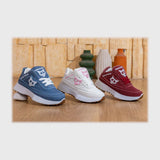 حذاء سنيكرز بناتى فوندي جلد إسكاي مستورد ونعل PVC حقن الوان متعددة جميع المواسم من بيكو - a-6751